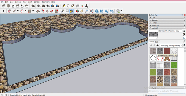 SketchUp garden design output 20