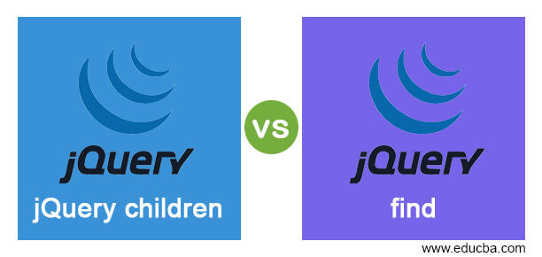 jQuery children vs find