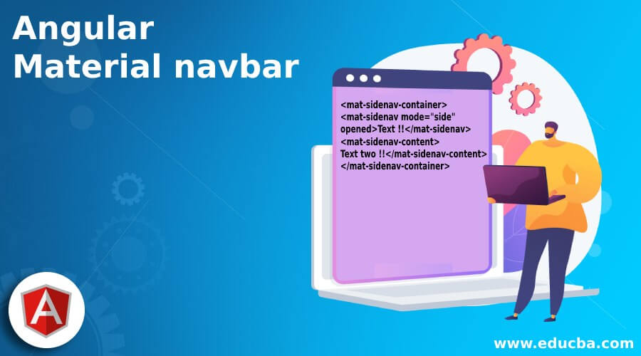 Angular Material navbar