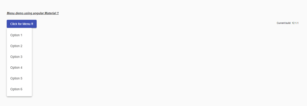 Angular material menu output 2