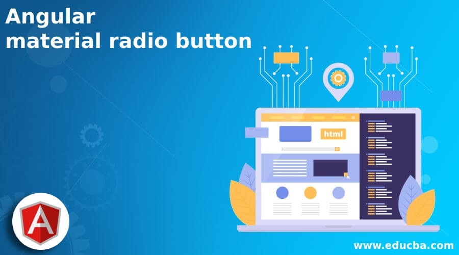 Angular material radio button