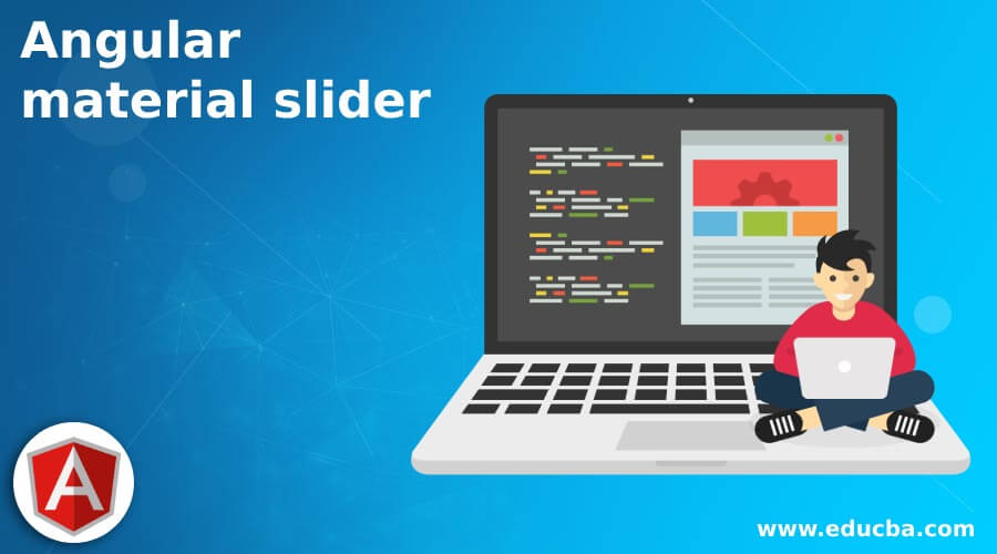 Angular material slider