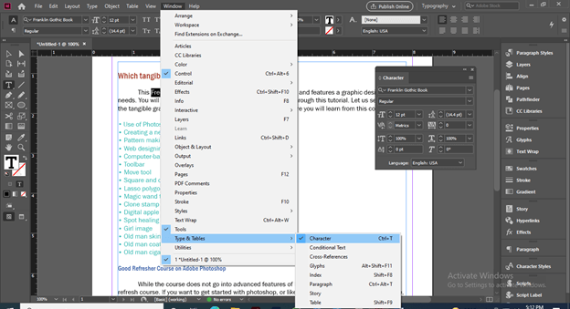 InDesign highlight text output 6