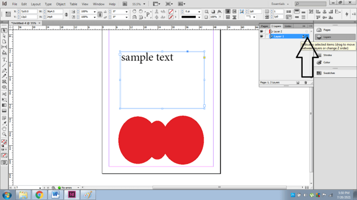 InDesign layers output 12
