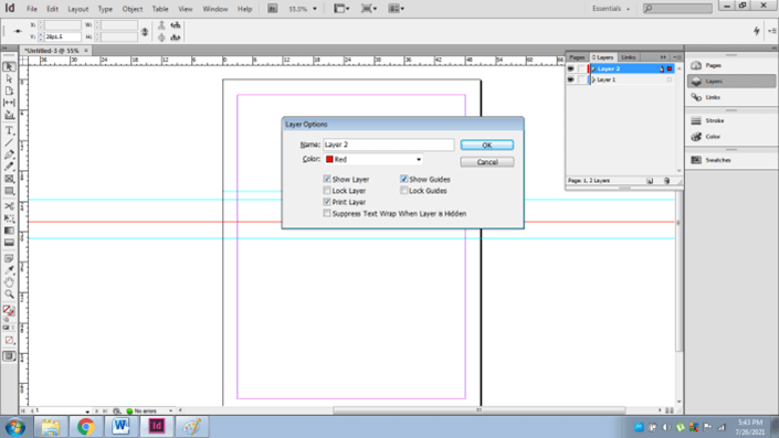 InDesign layers output 7