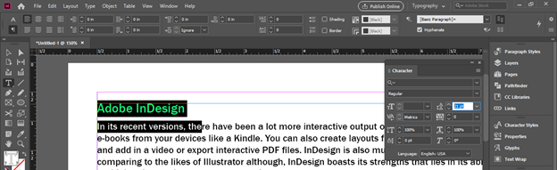 InDesign line spacing output 11