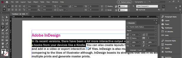 InDesign line spacing output 13