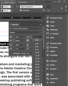 InDesign line spacing output 14.1