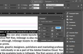 InDesign line spacing output 14.2