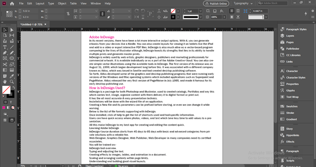 InDesign line spacing output 3