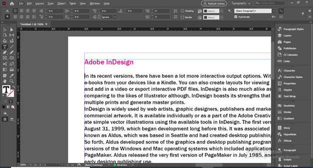 InDesign line spacing output 4