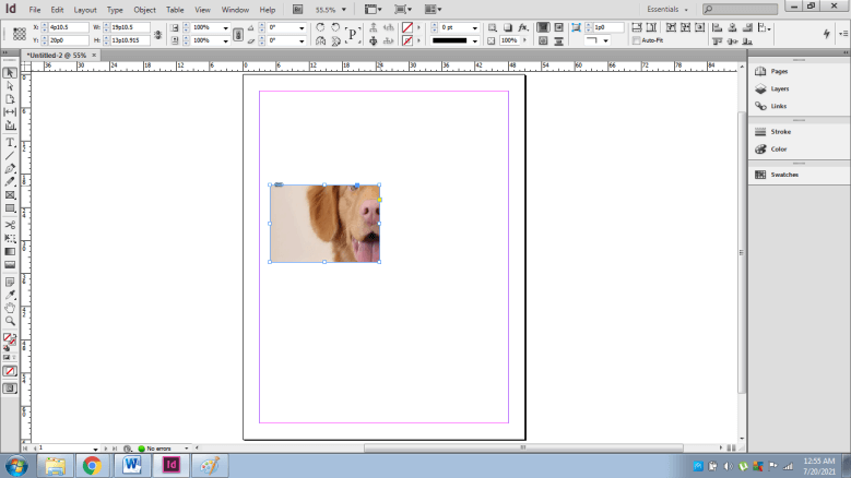 InDesign resize image output 4.2