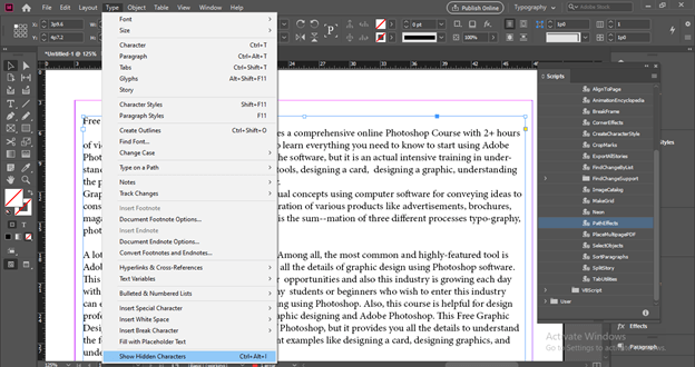 InDesign scripts output 13