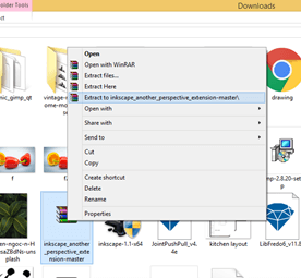 Inkscape extensions output 12