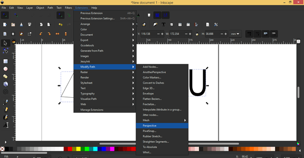 Inkscape extensions output 5