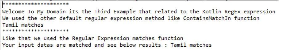 other pre-defined regular expression