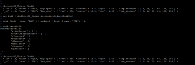 MongoDB bulk update 2