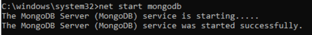 Mongodb shell output 1