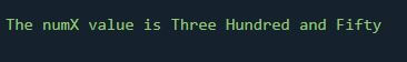 Ternary operator Example 4