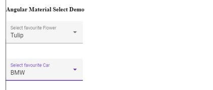 Angular Material Select