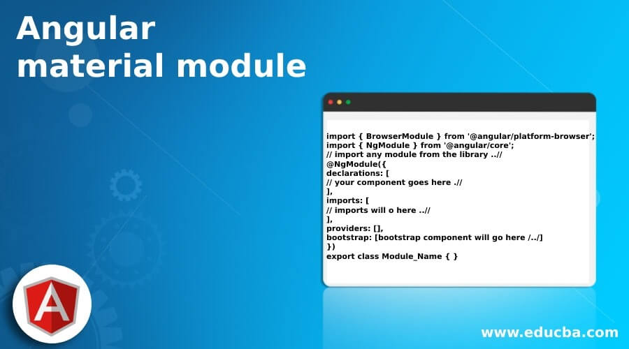 Angular material module