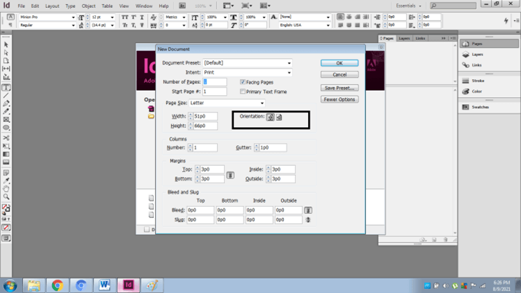 InDesign book templates output 5
