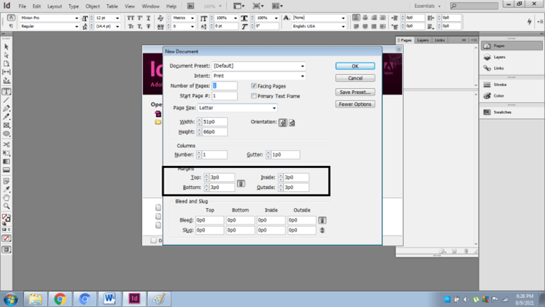 InDesign book templates output 6