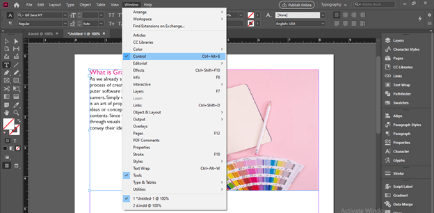 InDesign center text vertically output 10