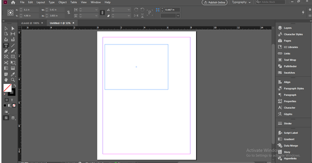 InDesign center text vertically output 3