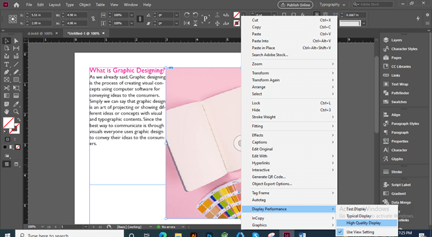 InDesign center text vertically output 8