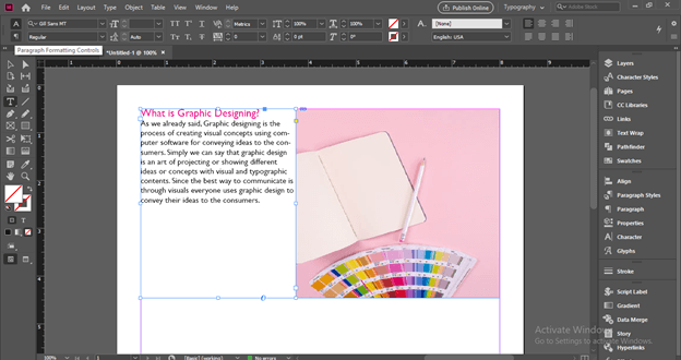 InDesign center text vertically output 9