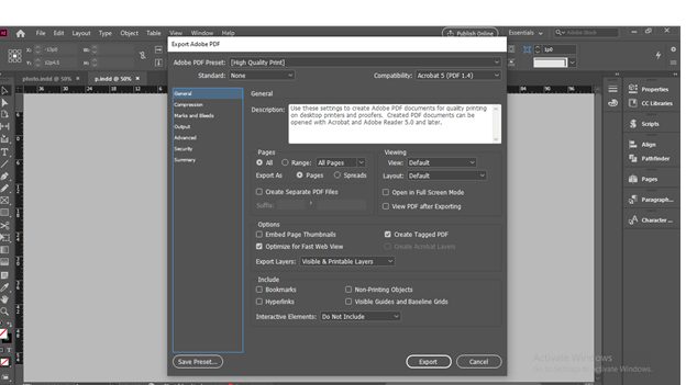 InDesign export to word output 10