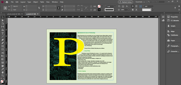 InDesign export to word output 3