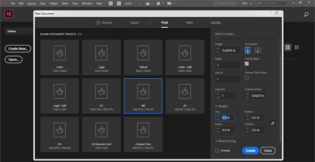 InDesign invoice template output 3