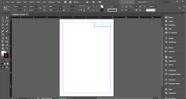 InDesign invoice template output 4
