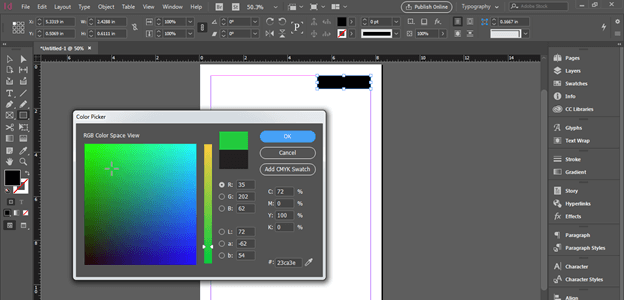 InDesign invoice template output 5
