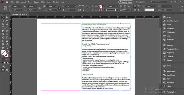 InDesign layout output 12