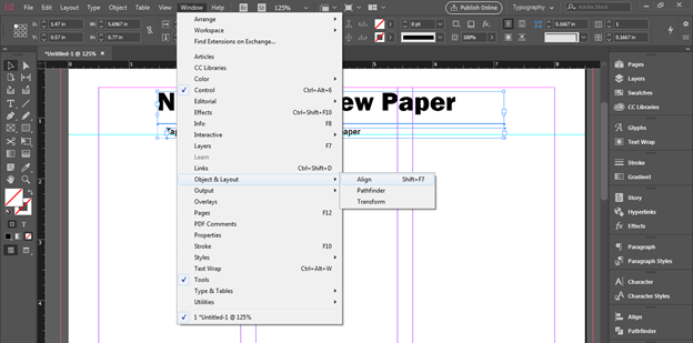 InDesign newspaper template output 13
