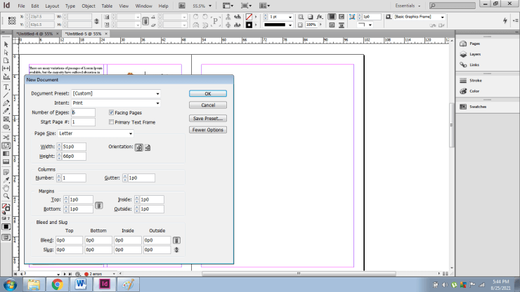InDesign presentation templates output 2