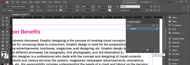 InDesign superscript output 14