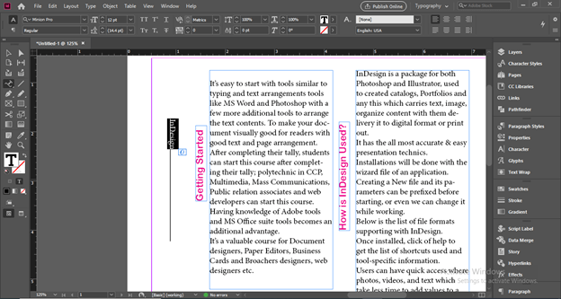 InDesign vertical text output 12