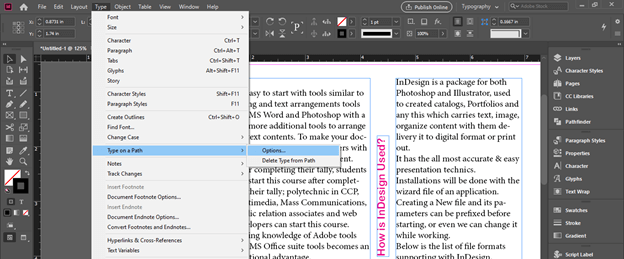InDesign vertical text output 14