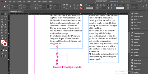 InDesign vertical text output 6