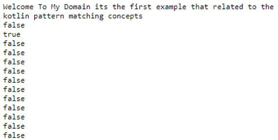Kotlin Pattern Matching 1