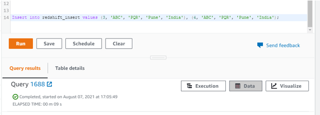redshift insert into 6
