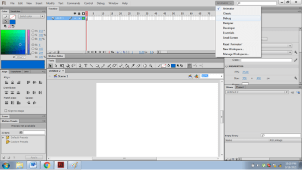 ADOBE FLASH CS6 output 2.1