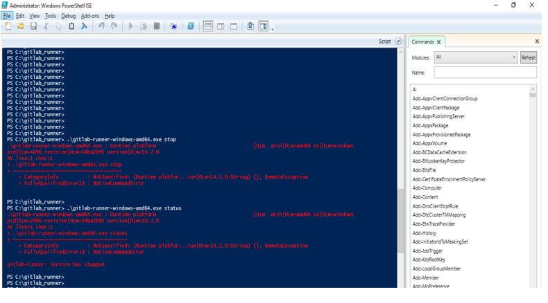 using powershell