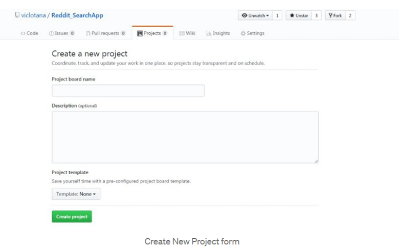Github projects output 1