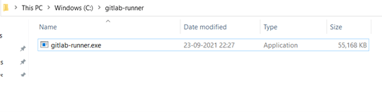 Gitlab runner register output 2