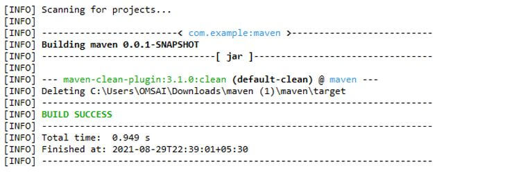 Using default manifest file